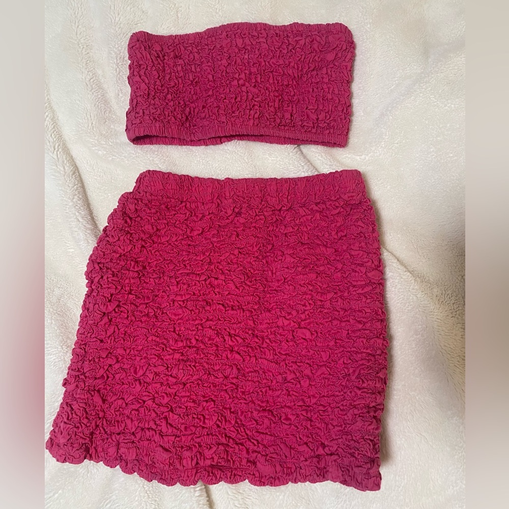 Pink Cotton On set, worn once